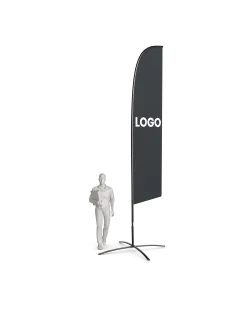 Beachflag Wind | Extra Large (490 cm) | einseitig