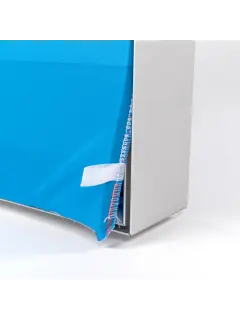 Moss Rahmensystem beleuchteter Textil Spannrahmen freistehende LED-Leuchtbox Aluminium 80mm beidseitig inkl. Stellfüße