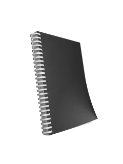 Abschlussarbeit | Plastik-Spiralbindung 201 bis 400 Seiten | unbedrucktes Cover