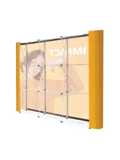 Pop-Up Faltwand | 2 x 3 Felder gerade | einseitig bedruckt
