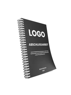 Abschlussarbeit | Plastik-Spiralbindung 201 bis 400 Seiten | bedrucktes Cover