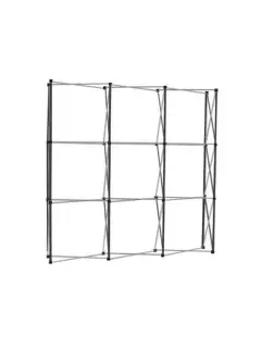 Pop-Up Faltwand | 4 x 3 Felder gebogen | einseitig bedruckt
