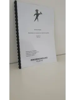 Abschlussarbeit | Plastik-Spiralbindung 201 bis 400 Seiten | unbedrucktes Cover