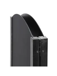 Kundenstopper Kreidetafel gebogen | B 55 cm x H 85 cm | ohne Druck