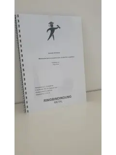 Abschlussarbeit | Metall-Spiralbindung | bedrucktes Cover