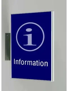 Fahnenschild | System Karlsruhe