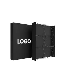 Pop-Up Faltwand | 2 x 3 Felder gerade | einseitig bedruckt