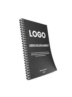 Abschlussarbeit | Metall-Spiralbindung | bedrucktes Cover