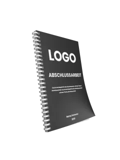 Abschlussarbeit | Plastik-Spiralbindung bis 200 Seiten | bedrucktes Cover