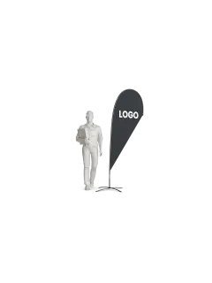 Beachflag Drop | Small (210 cm) | einseitig oder beidseitig bedruckt