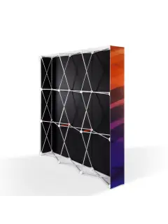 Moss Rahmensystem POP up Messewand POP up System + Blockout Druck