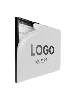 Moss Textil Drucke Durchlicht mit Keder (Sustaina Blacklite)