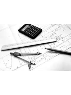 CAD-Pläne auf Rolle