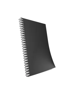 Abschlussarbeit | Plastik-Spiralbindung bis 200 Seiten | unbedrucktes Cover