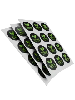 Vegane Stickerbogen