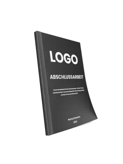 Abschlussarbeit | Fastback Bindung | bedrucktes Cover