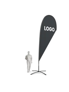 Beachflag Drop | Extra Large (460 cm) | einseitig bedruckt