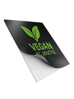 Vegane Aufkleber freie Größe