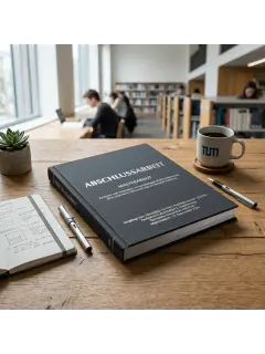 Abschlussarbeit | Hardcover | Silberdruck Cover