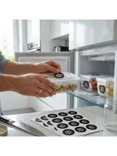 Temperaturbeständige Stickerbogen