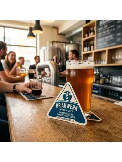 Bierdeckel dreieckig