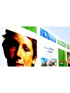 Bauzaunbanner | B 340 cm x H 173 cm | einseitig bedruckt