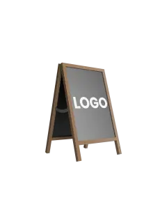 Kundenstopper Kreidetafel | B 55 cm x H 85 cm | ohne Druck