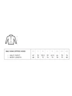 Zip Hoodie Premium King Zipped Hood
