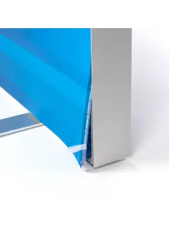 Moss Rahmensystem beleuchteter Textil Spannrahmen freistehende LED-Leuchtbox Aluminium 80mm beidseitig inkl. Stellfüße